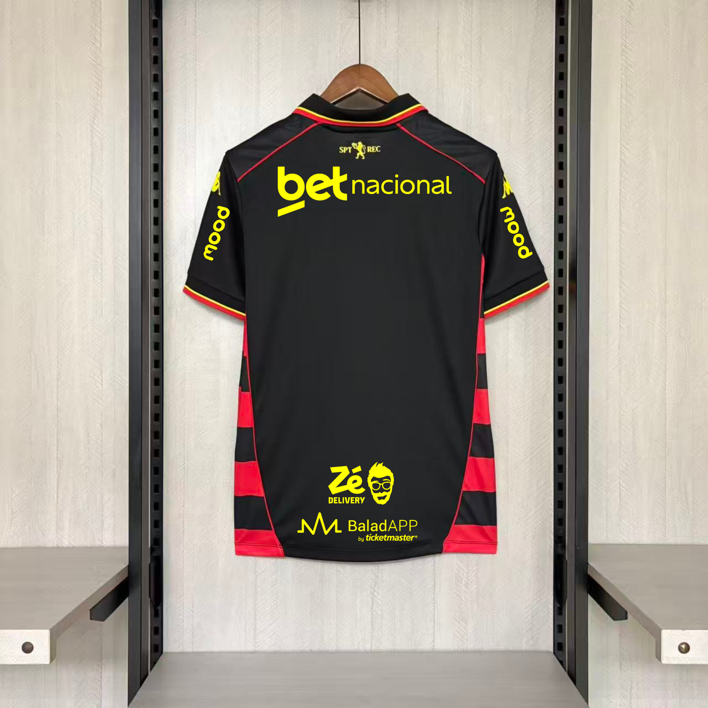 Camisola Sport Club Recife Principal 2026/27 vermelha/preto