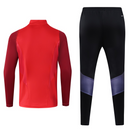 Fato de Treino 2023/24 Meio fecho vermelho