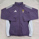 Casaco roxo 2025/26 fecho completo