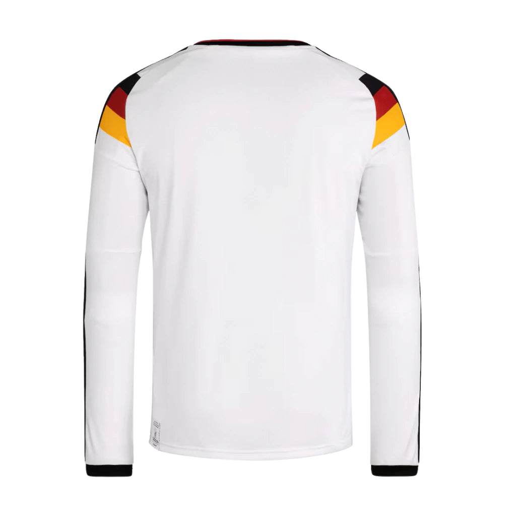 Camisola Seleção da Alemanha MANGA LONGA principal branca - Copa do Mundo 2026