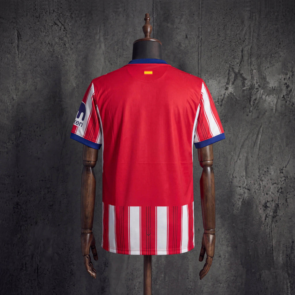 Camisola Atlético Madrid principal vermelha e branca 2026/27