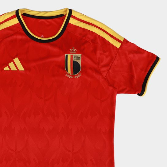 Camisola Seleção da Bélgica principal vermelha - Copa do Mundo 2026