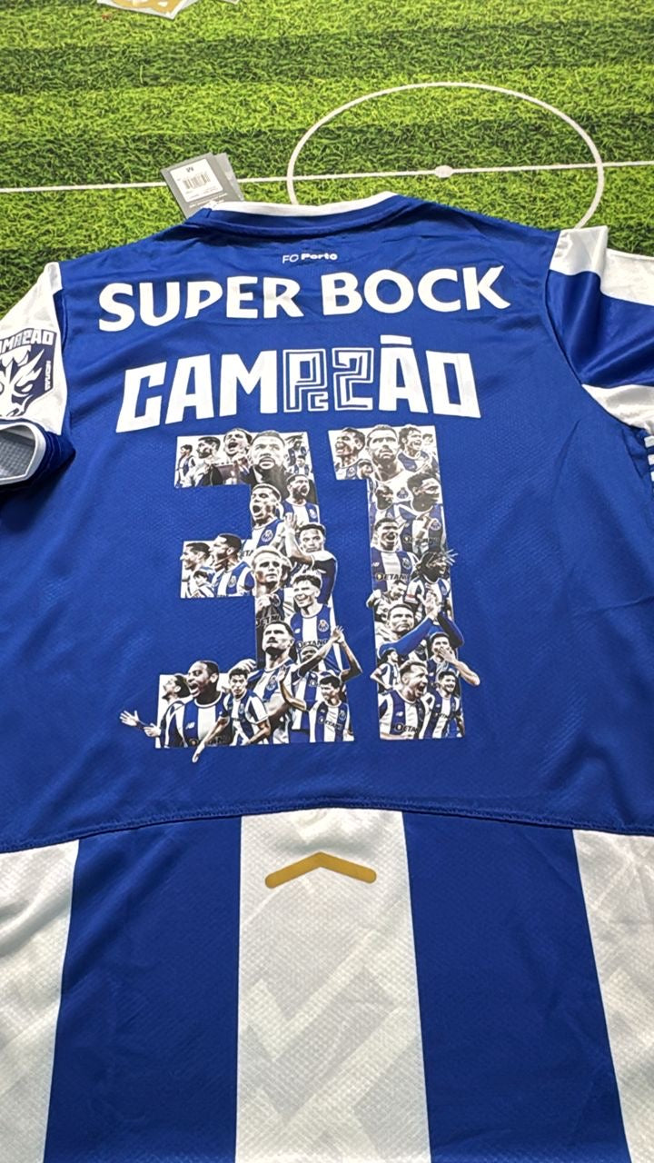 Camisola CAMPEÕES 31 primeiro equipamento azul e branco 2025/26 - LANÇAMENTO PRINCIPAL