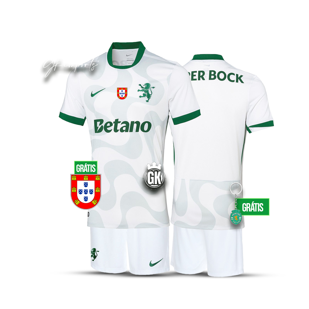 Conjunto infantil alternativo branco 2025/26