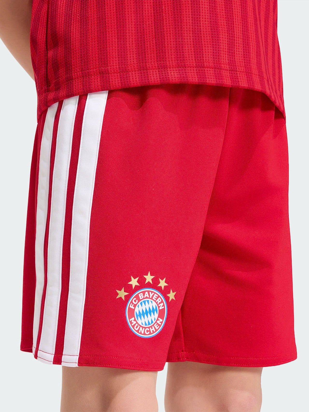 Conjunto Infantil Bayern de Munique principal 2026/27 - vermelha