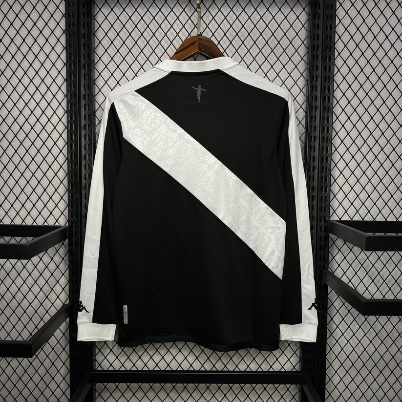 Camisola Vasco da Gama preta Home 2024/25 - MANGA LONGA
