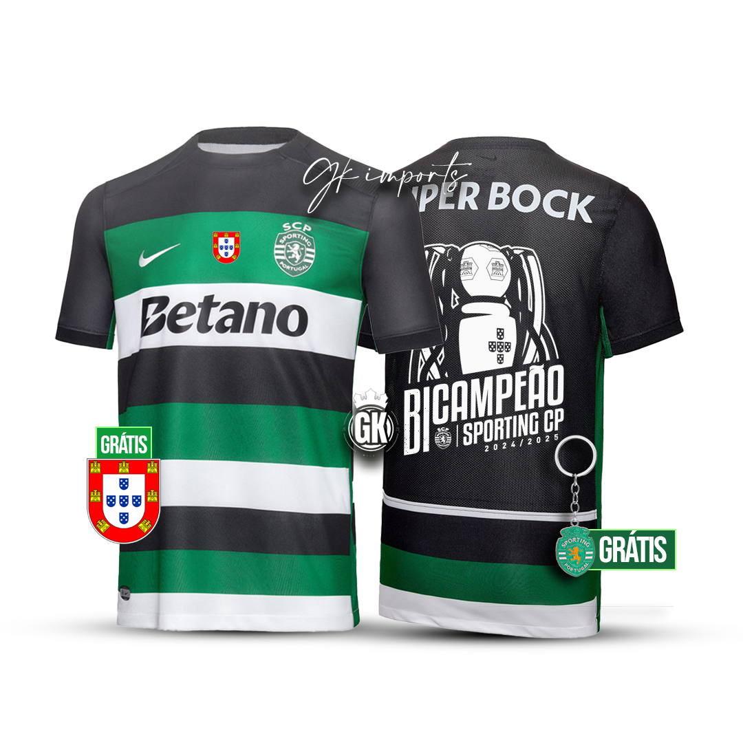 Camisola Sporting CP Bicampeão Principal 2024/25 – imagem 4
