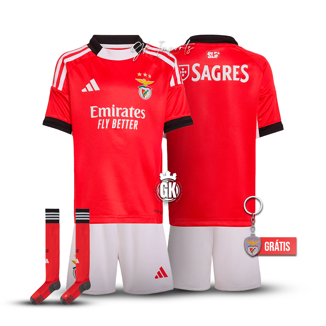 Conjunto infantil PRINCIPAL vermelho 2025/26
