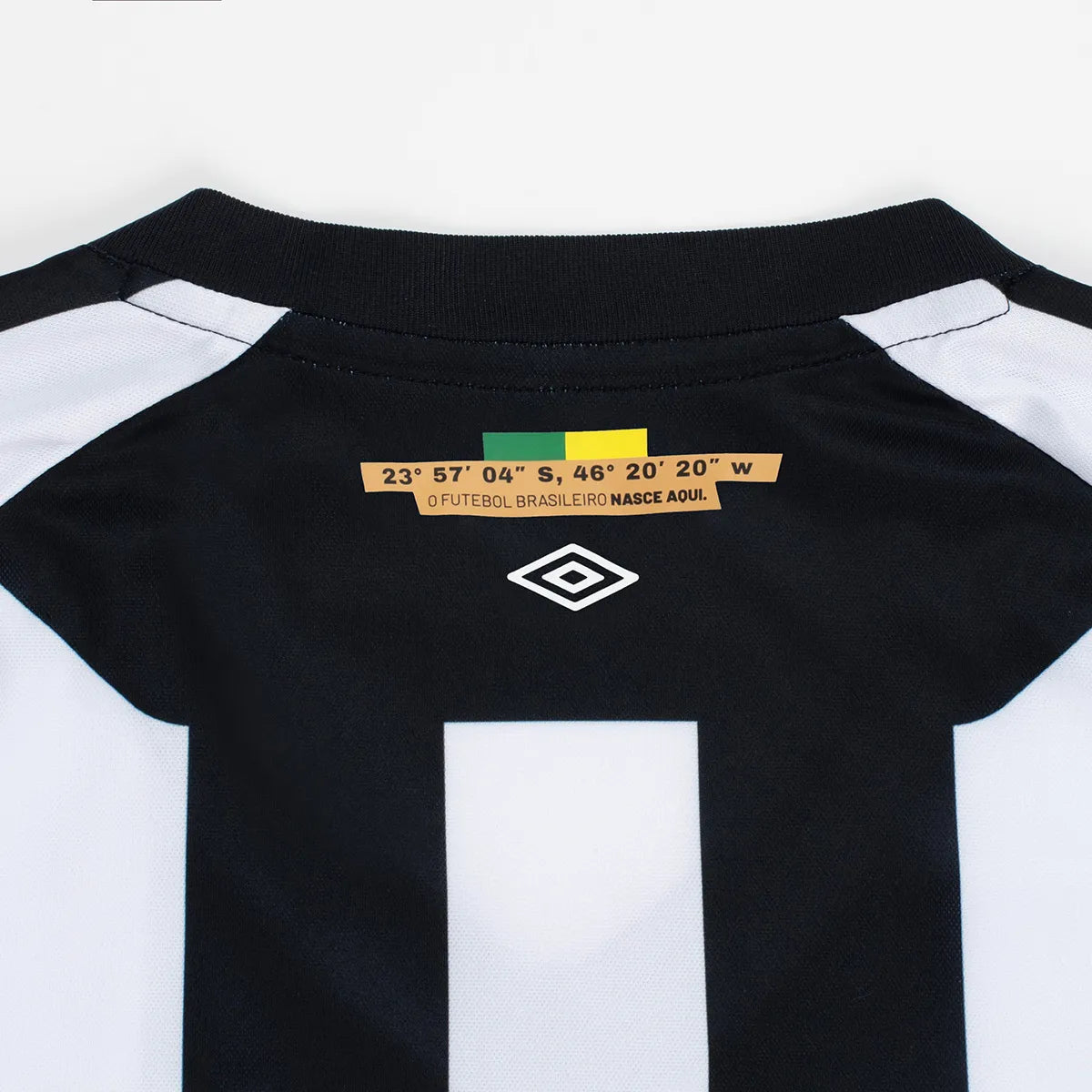 Camisola Santos Away 2026/27 branca/preto - FEMININA