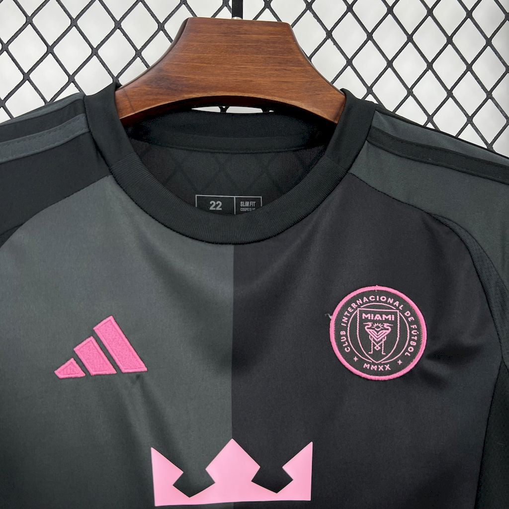 Conjunto Infantil Inter Miami home preta 2025/26