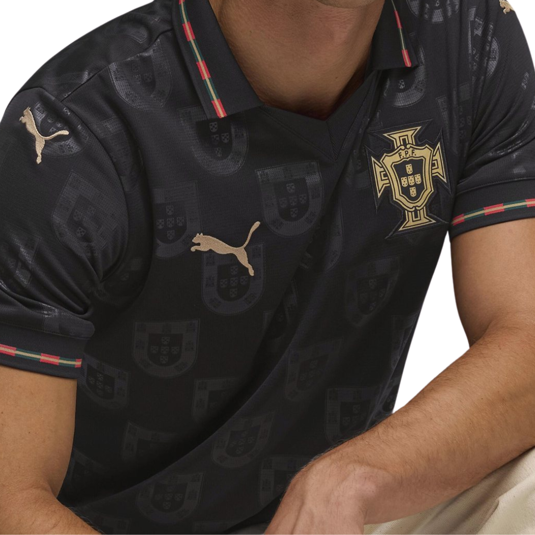 Camisola Seleção Portugal RONALDO 7 edição especial pantera negra EUSÉBIO 2026/27 - ADEPTO
