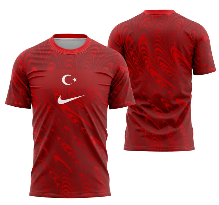 Camisola Seleção da Turquia principal vermelha - Copa do Mundo 2026