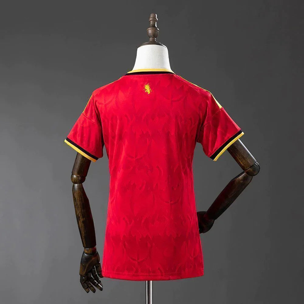 Camisola Bélgica FEMININA principal Copa do Mundo 2026 - vermelha