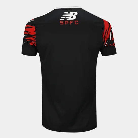 Camisola São Paulo pré jogo vermelha/preta 2026/27