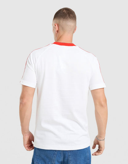 Camisola pré jogo/viagem vermelha/branca 2026/27