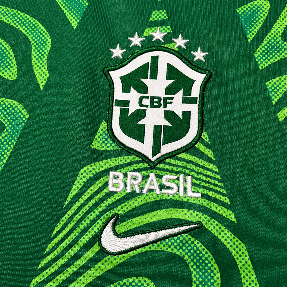 Camisola Brasil Home guarda redes Copa do Mundo 2026 - verde