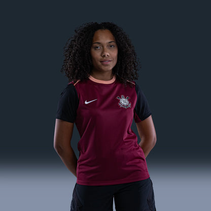 Camisola Corinthians treino - vinho 2026 FEMININA