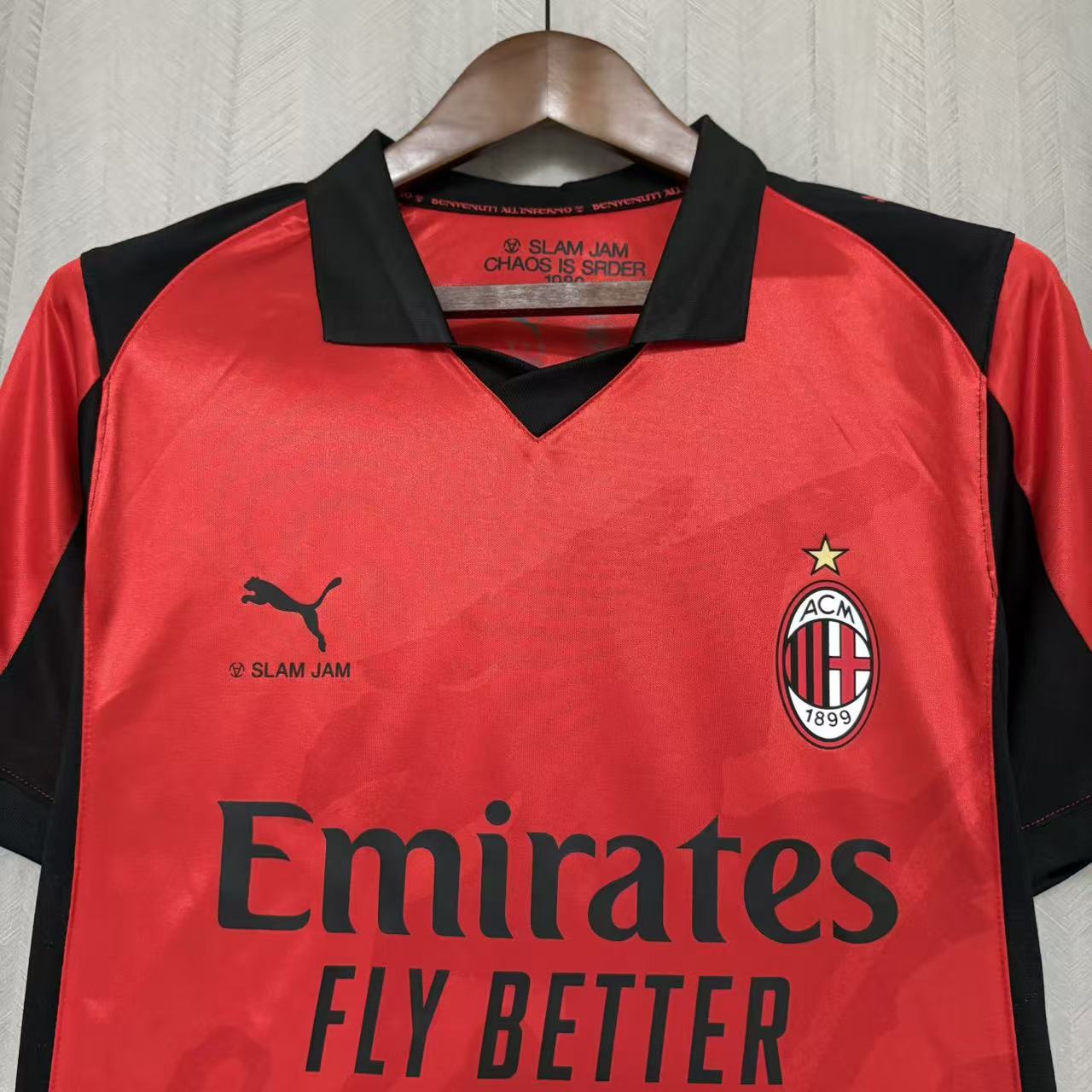 Camisola Milan Quarta - Special Edition Slam Jam 2026/27 - vermelha