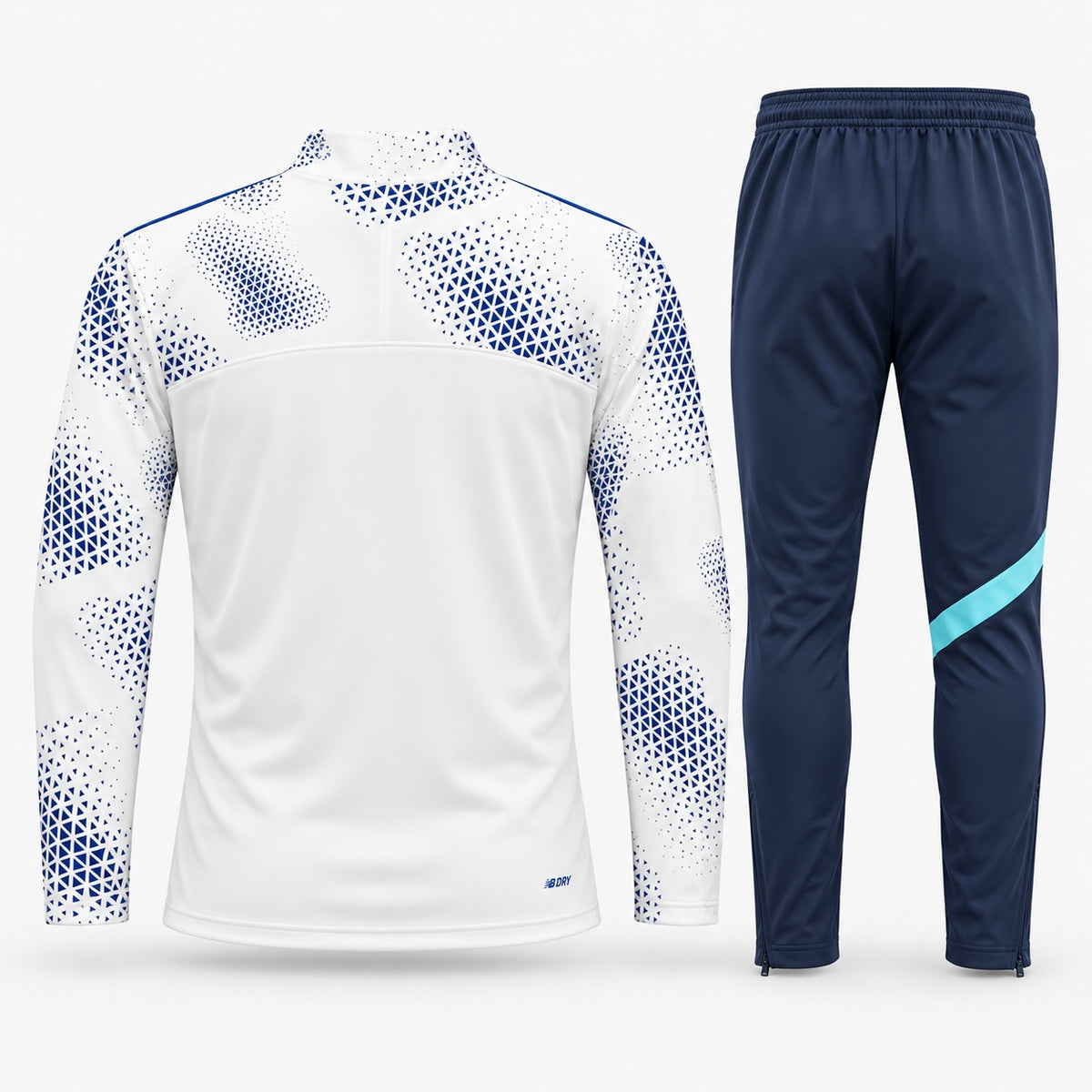 Fato de Treino azul e branco 2026/27 meio fecho