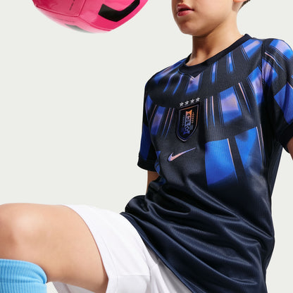 Conjunto infantil Seleção Uruguai alternativo azul/preto COPA DO MUNDO 2026
