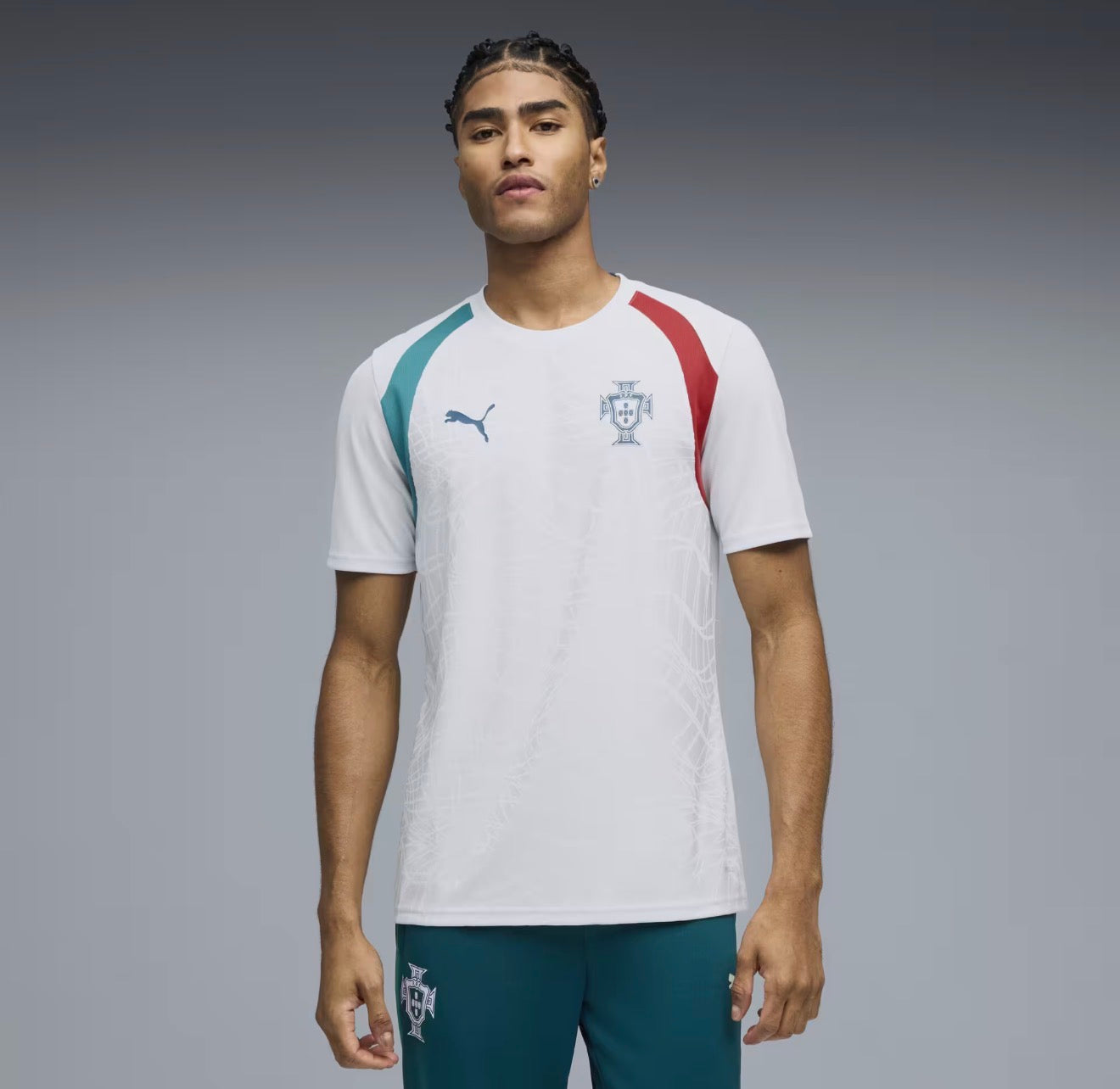 Conjunto Adulto Seleção de Portugal branco 2026/27 COPA DO MUNDO