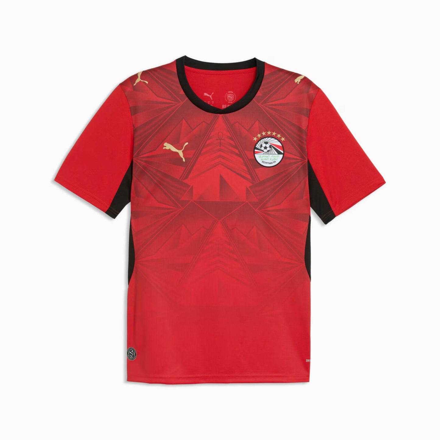 Camisola Seleção do Egito principal vermelha - Copa do Mundo 2026