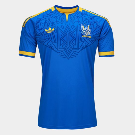 Camisola Seleção da Ucrânia alternativa azul - Copa do Mundo 2026