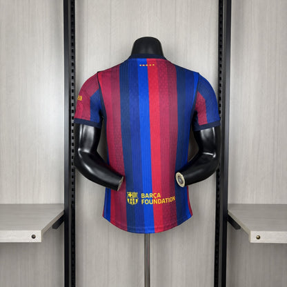 Camisola Barcelona Home azul e vermelha  2026/27 - PLAYER