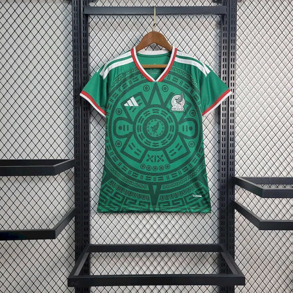 Camisola México FEMININA principal Copa do Mundo 2026 - verde