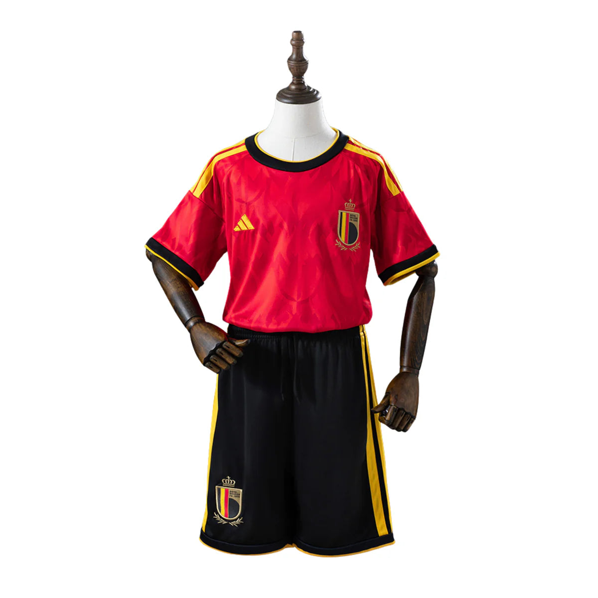 Conjunto infantil Seleção Bélgica principal vermelha COPA DO MUNDO 2026