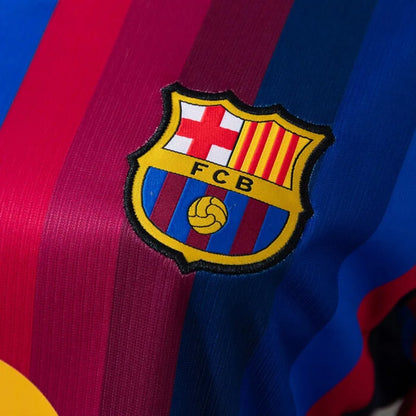 Camisola Barcelona FEMININA home azul e vermelho 2026/27