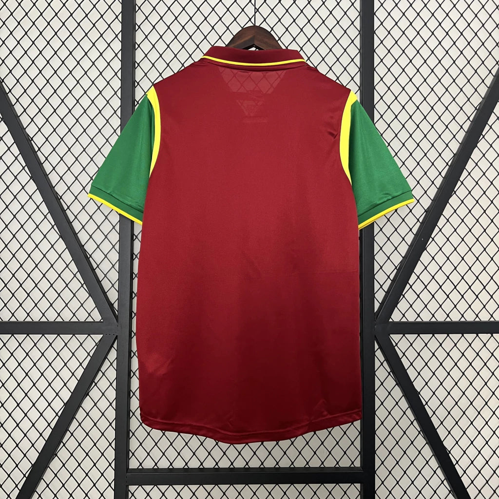 Camisola Seleção de Portugal relançamento retrô vermelha 1998 - 2026