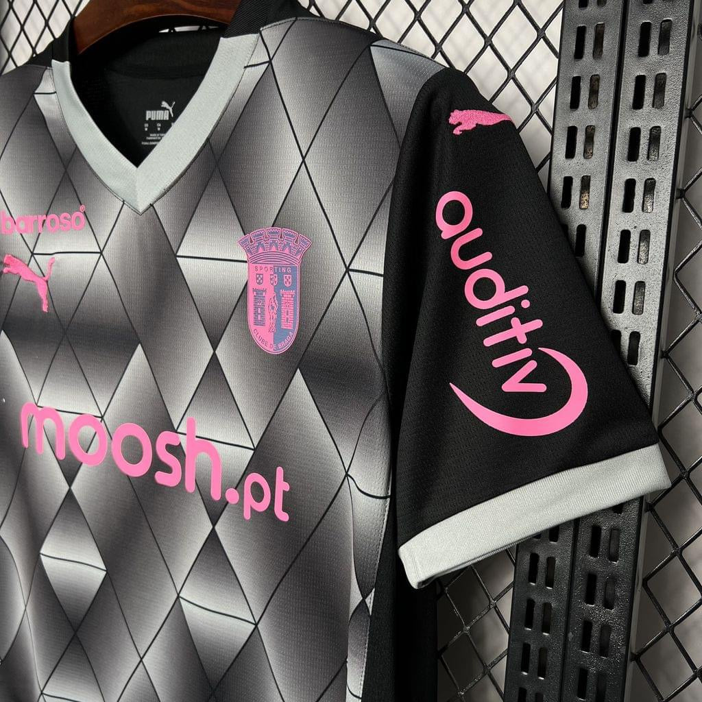 Camisola Braga Preta Away 2024/25