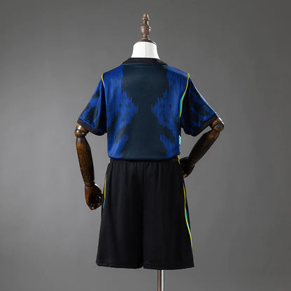 Conjunto Infantil Brasil alternativa Copa do mundo 2026 - azul
