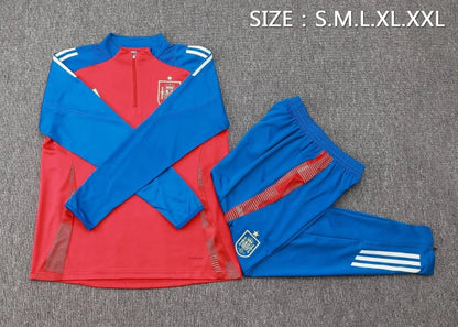 Fato de Treino Espanha 2024 - Vermelho e Azul
