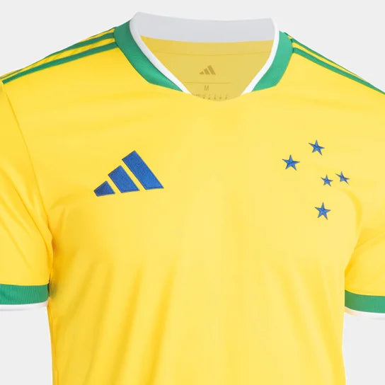 Camisola Cruzeiro Brasil Copa do Mundo 2026 - Amarela