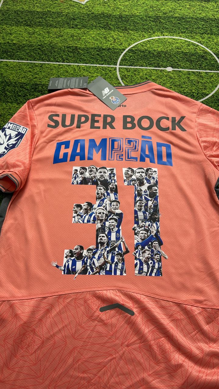 Conjunto infantil CAMPEÕES 31 segundo equipamento rosa 2025/26 - LANÇAMENTO ALTERNATIVA