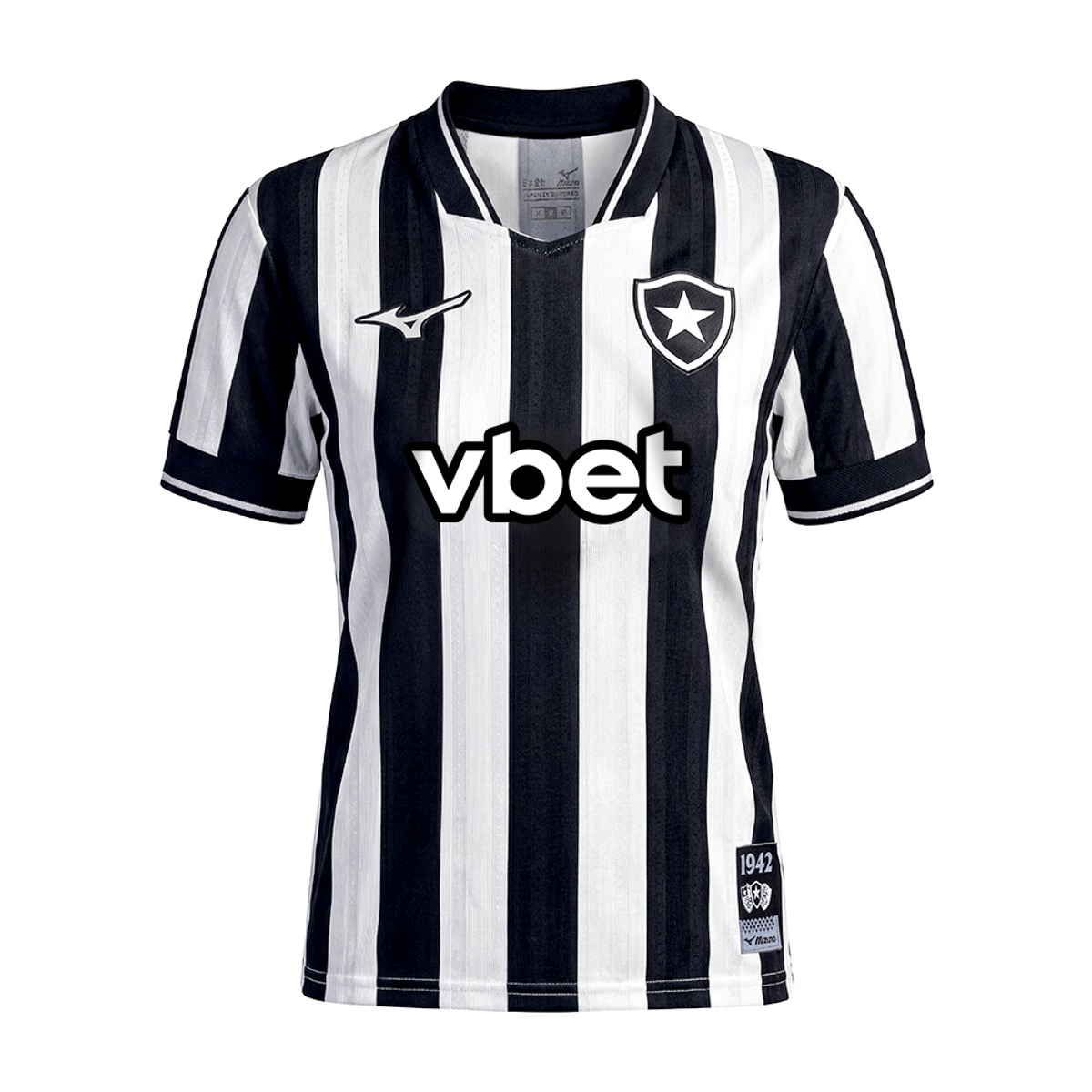 Camisola Feminina principal branca/preta 2026/27