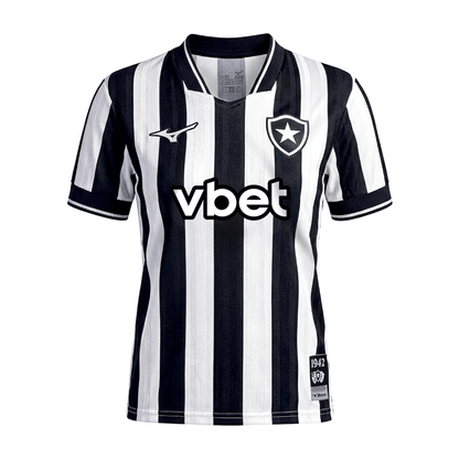 Camisola Feminina principal branca/preta 2026/27