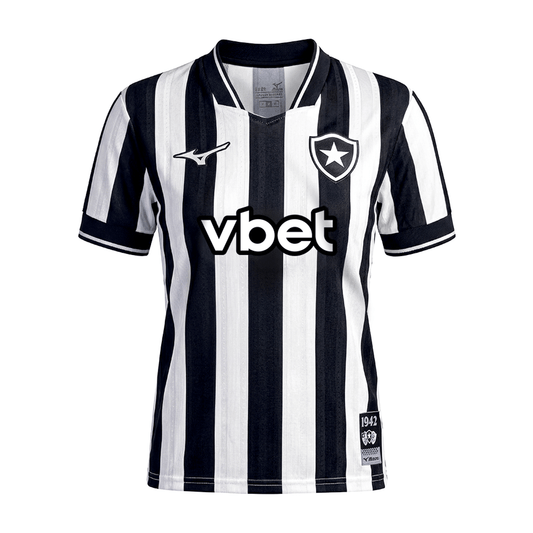 Camisola Feminina principal branca/preta 2026/27