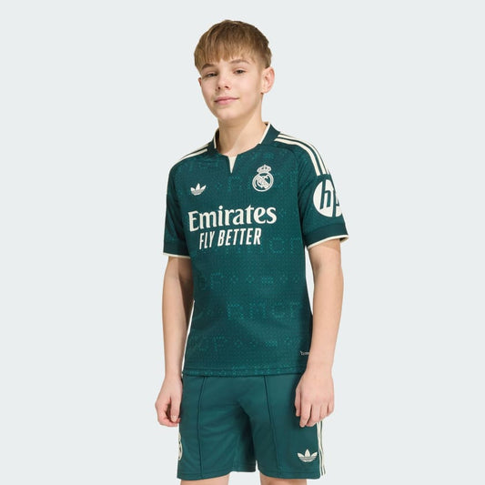 Conjunto Infantil Real Madrid alternativo verde 2026/27