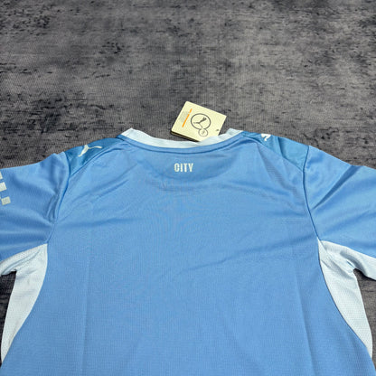 Conjunto Infantil Manchester City home 2026 azul