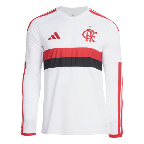 Camisola Flamengo Alternativa Branca 2026/27 Manga Comprida