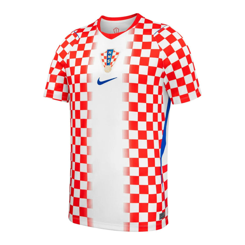Camisola Seleção da Croácia principal branca/vermelha - Copa do Mundo 2026