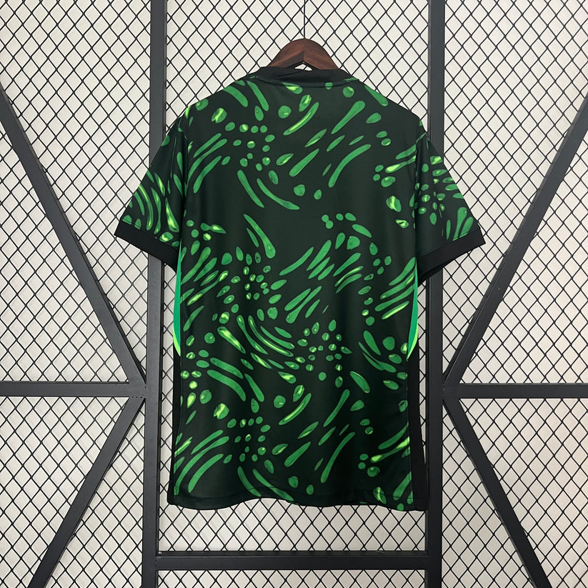 Camisola Nigéria verde/preta 2024