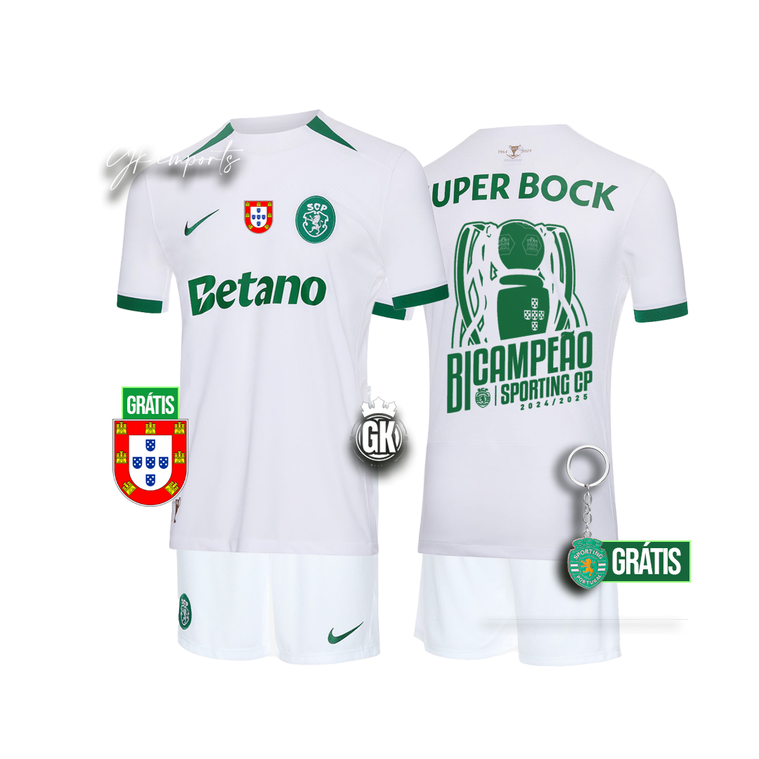 Conjunto Infantil Sporting CP Taça das Taças 2024/25 – imagem 2