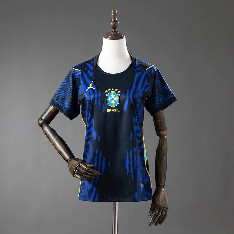 Camisola Brasil FEMININA alternativa Copa do Mundo 2026 - azul