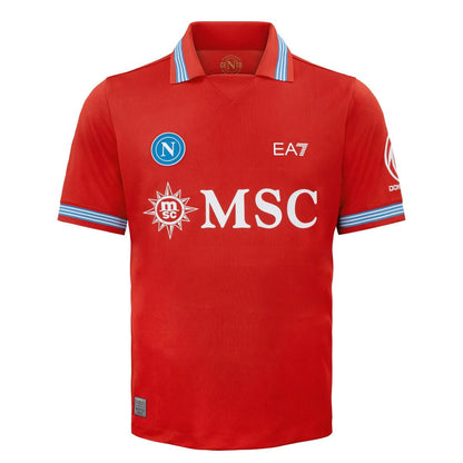 Camisola Nápoles Terceira Vermelha 2026/27