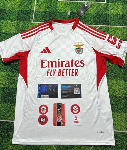 Camisola ALTERNATIVA THIRD branca 2025/26
