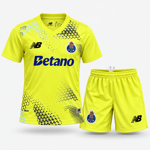 Conjunto Infantil FC Porto Guarda-Redes Amarelo 2026/27